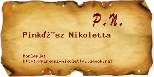 Pinkász Nikoletta névjegykártya